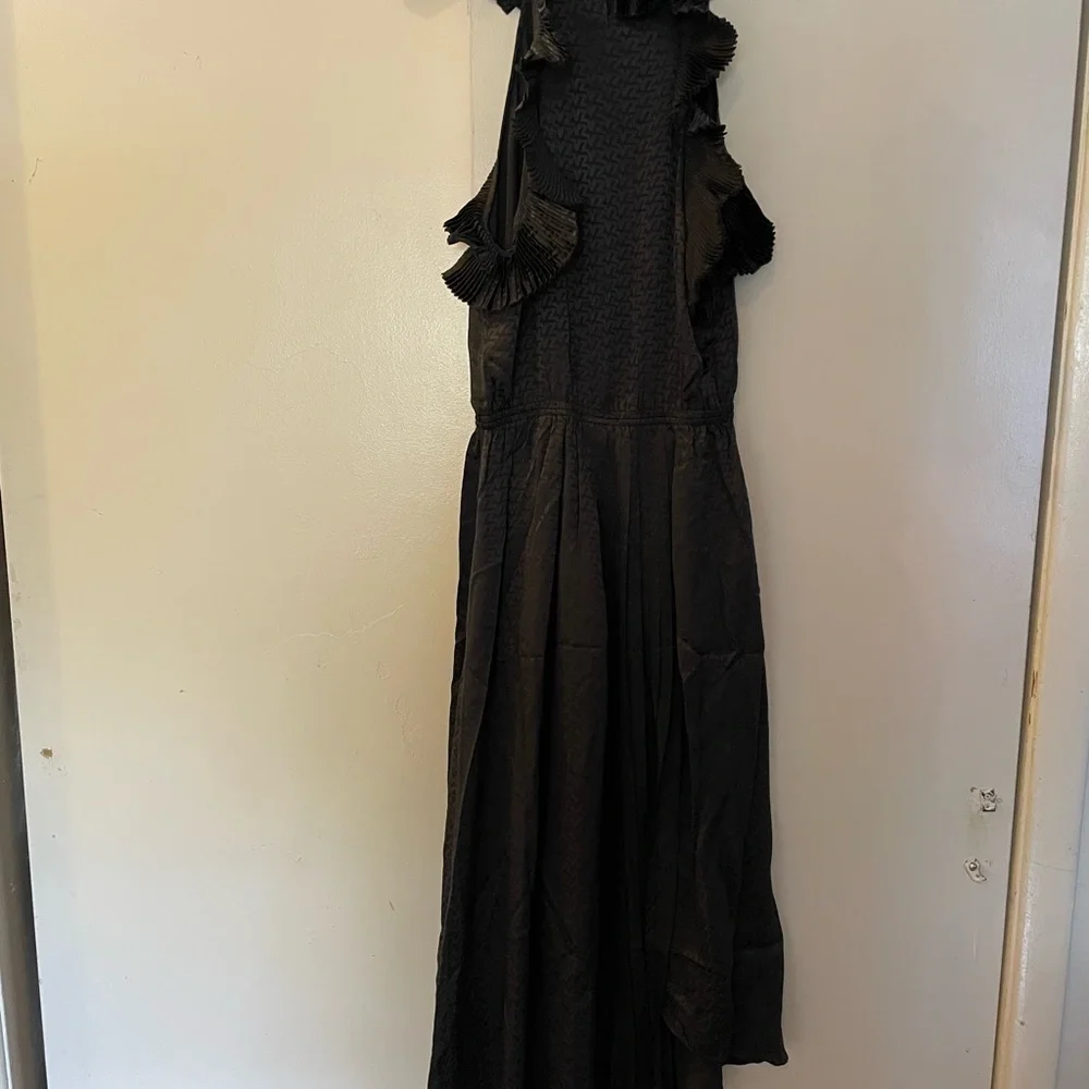 Zadig & Voltaire Rimba 3D asymmetrical dress. 100% Silk